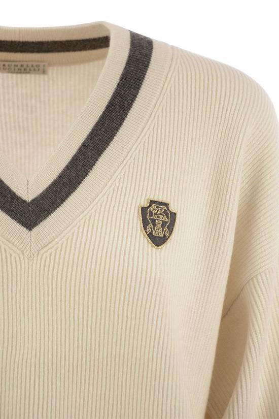  브루넬로 쿠치넬리 스웨터 M12192602 WHITE - BRUNELLO CUCINELLI