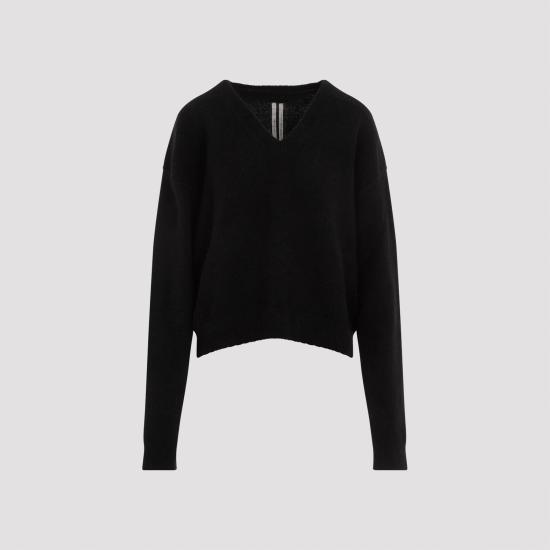  릭 오웬스 스웨터 RP02D3650KWP BLACK - RICK OWENS
