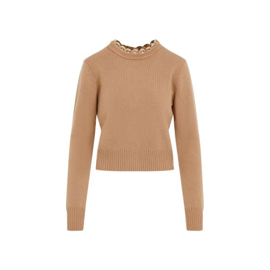  파코라반 스웨터 24AMPU294ML0239 P830 NUDE NEUTRALS