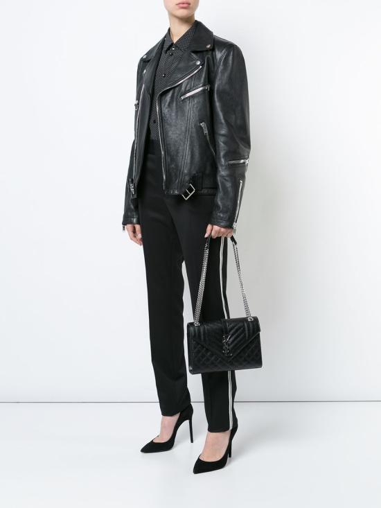 26SS 생로랑 엔벨로프 미디움 백 600185BOW92 1000 BLACK - SAINT LAURENT