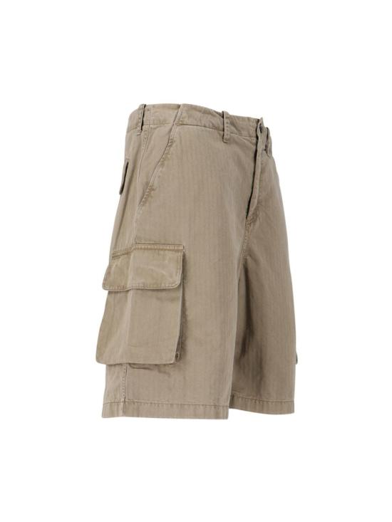  아워레가시 숏팬츠 M2244MUOUNIFORM OLIVE HERRINGBONE GREEN - OUR LEGACY