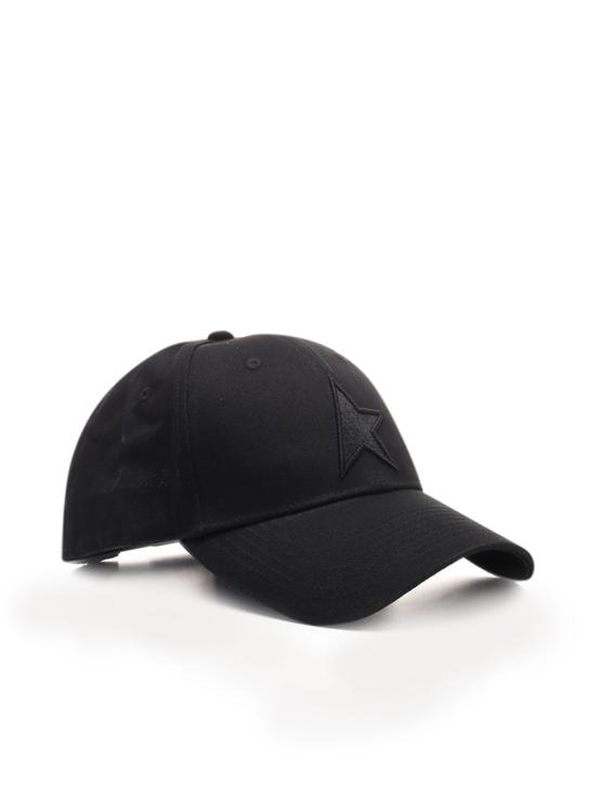  골든구스 모자 GUP01038P00059790100 BLACK Black - GOLDEN GOOSE