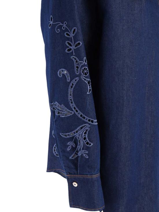  포르테포르테 데님 셔츠 12013bis my shirt 4003 220969 BLUE - FORTE FORTE