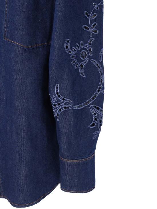  포르테포르테 데님 셔츠 12013bis my shirt 4003 220969 BLUE - FORTE FORTE