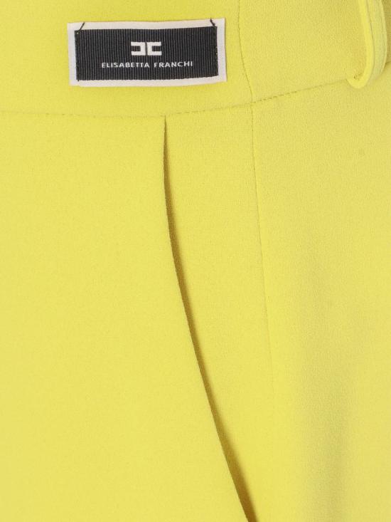  엘리자베타프랜치 스트레이트 팬츠 PA04142E2 271 220354 YELLOW - ELISABETTA FRANCHI