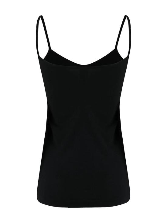 25FW 월포드 민소매 티셔츠 56228 7005 BLACK - WOLFORD