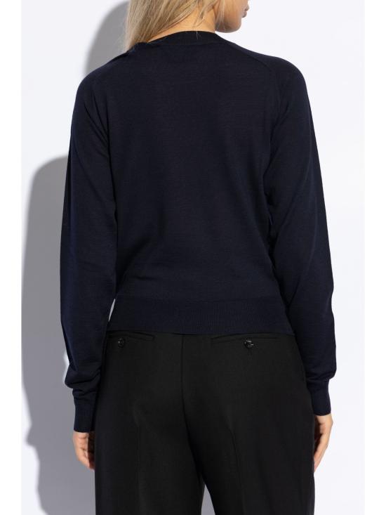 26FW 아미 긴팔 티셔츠 FKS041KN0039 430 NIGHT BLUE - AMI