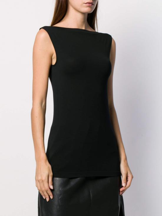 25FW 월포드 민소매 티셔츠 56219 7005 BLACK - WOLFORD