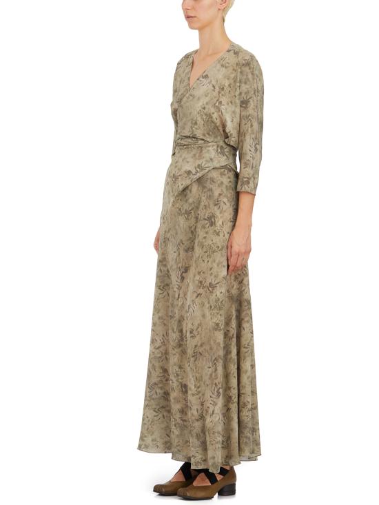 24FW 코타나 롱 원피스 IA3768HERBAPRINT Green - CORTANA