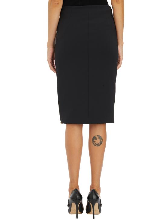  엘리자베타프랜치 미디 스커트 IGO04746E2110 Black - ELISABETTA FRANCHI