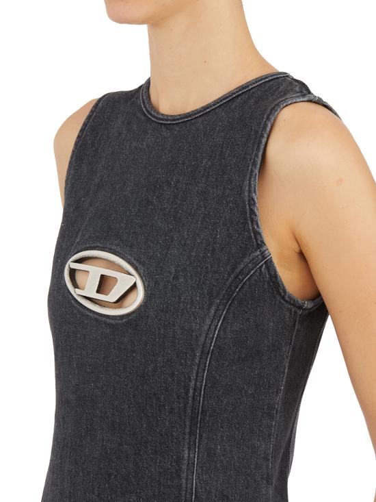 24FW 디젤 데님 원피스 IA120710CKAH02 Black - DIESEL