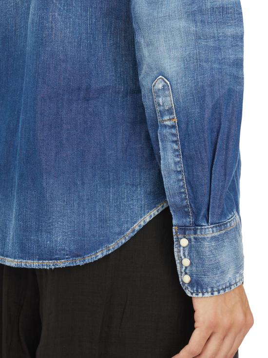 25SS 디스퀘어드2 블라우스 IS75DL0879S30341470 Blue - DSQUARED2