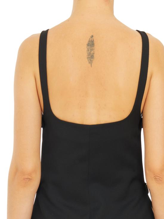 24FW 쿠레쥬 숏 원피스 I324CRO451WO01009999 Black - COURREGES