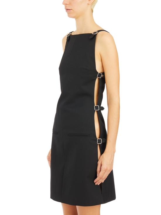 24FW 쿠레쥬 숏 원피스 I324CRO451WO01009999 Black - COURREGES