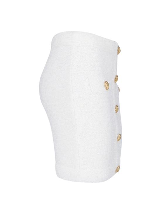 24FW 발망 숏 스커트 DF1LB292KH10 0FA - BALMAIN