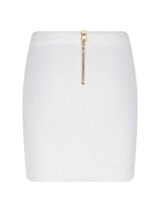 24FW 발망 숏 스커트 DF1LB292KH10 0FA - BALMAIN