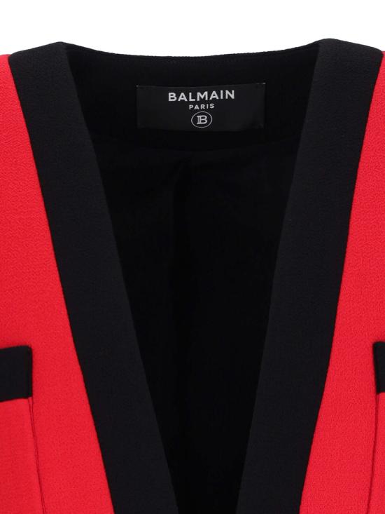 24FW 발망 자켓 DF1SM370WB86 EAE Red - BALMAIN