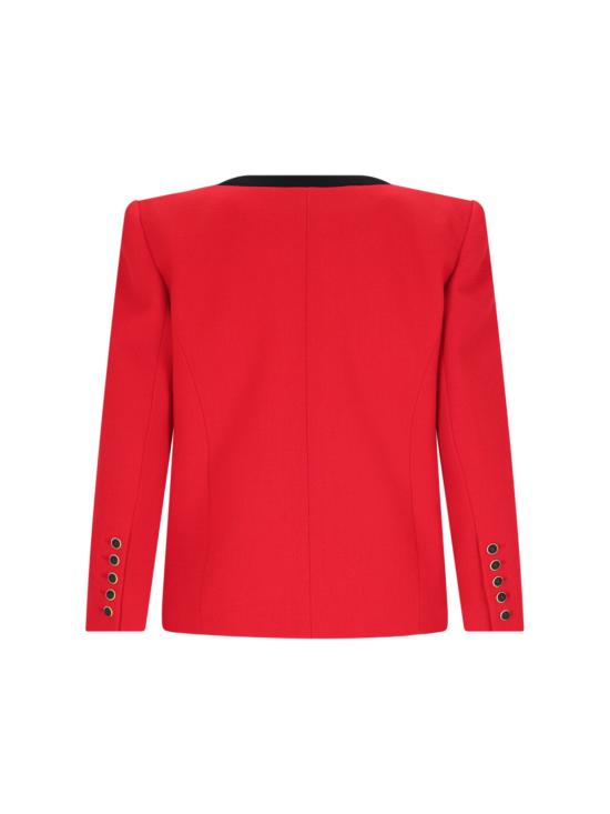 24FW 발망 자켓 DF1SM370WB86 EAE Red - BALMAIN