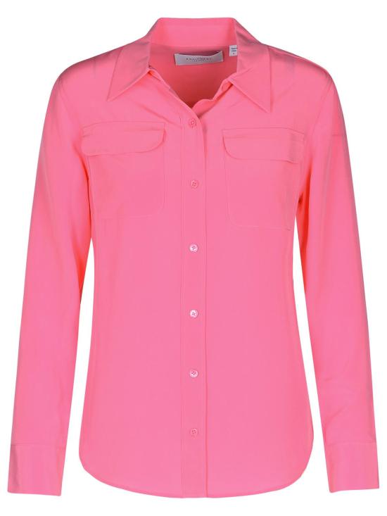 24FW 이큅먼트 블라우스 Q23E231AZALEA PINK Pink