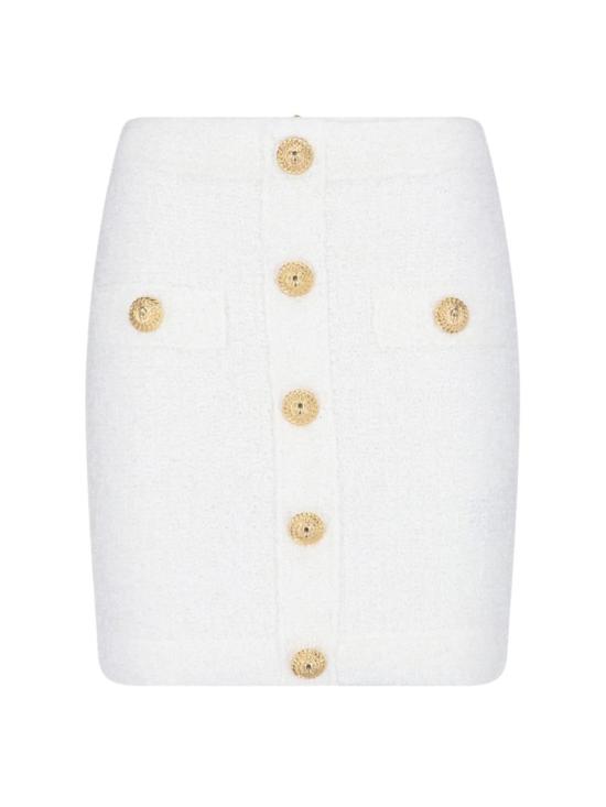 24FW 발망 스커트 DF1LB292KH100FA WHITE