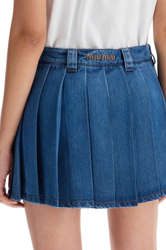 25SS 미우미우 숏 스커트 GWD329 143V F0008 - MIU MIU