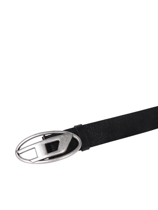 26SS 디젤 B-1DR 레더 벨트 D 버클 X08516 PR666 T8013 Black - DIESEL
