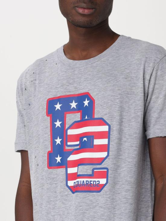 25FW 디스퀘어드2 반팔 티셔츠 S74GD1249S22146 857M Grey - DSQUARED2