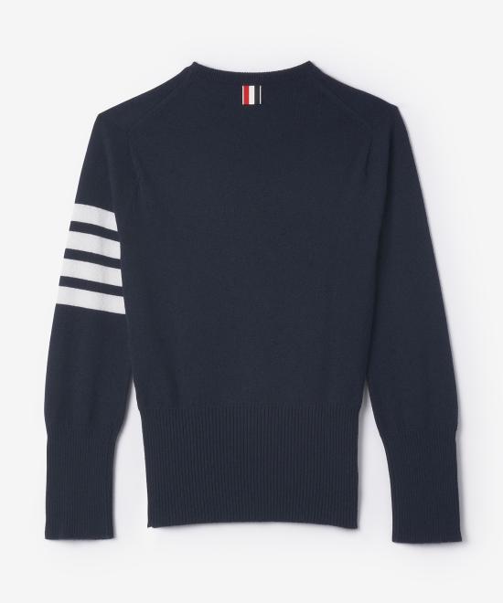 26SS 톰브라운 캐시미어 4바 클래식 크루넥 풀오버 FKA001A 00011 415 - THOM BROWNE