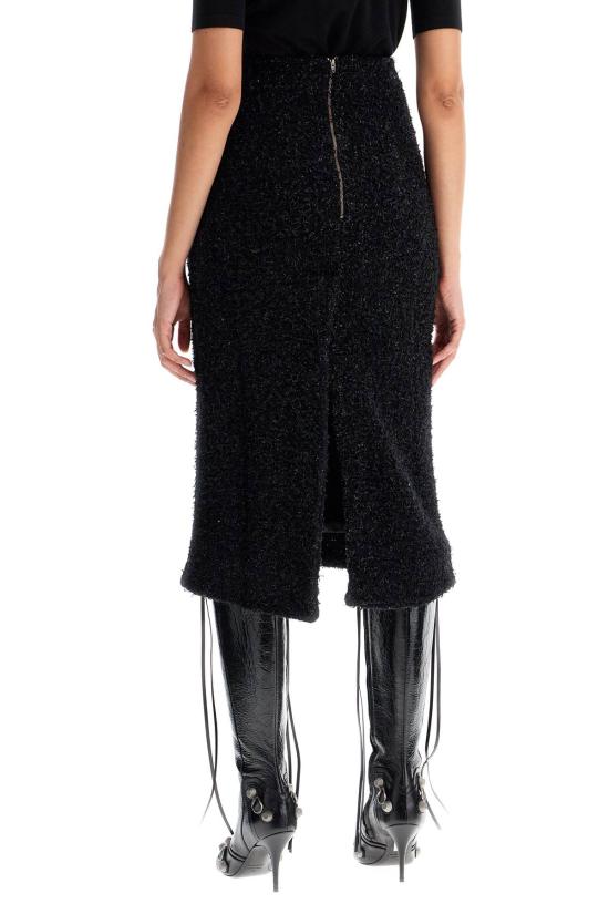 25SS 발렌시아가 미디 스커트 793601 T3328 1000 - BALENCIAGA