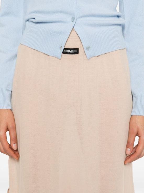  미우미우 미디 스커트 MJD192S23113VO F0770 CAMMEO - MIU MIU