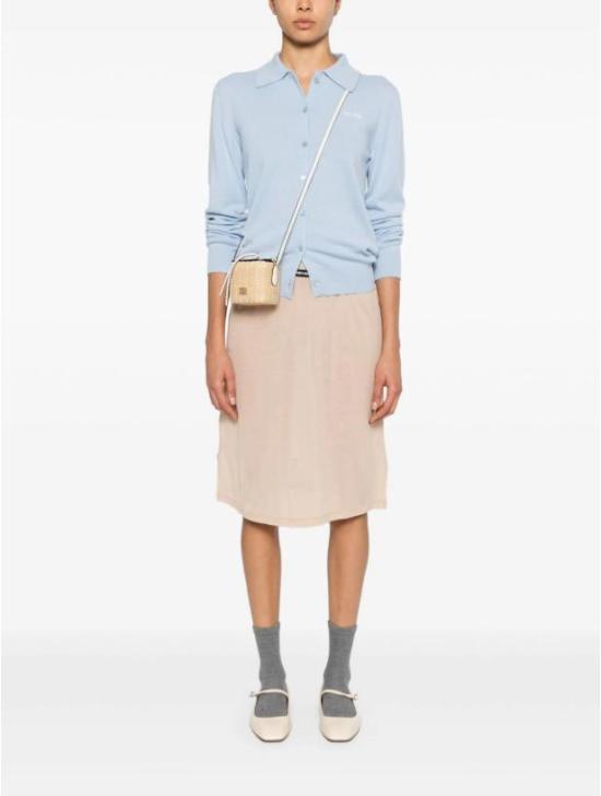  미우미우 미디 스커트 MJD192S23113VO F0770 CAMMEO - MIU MIU