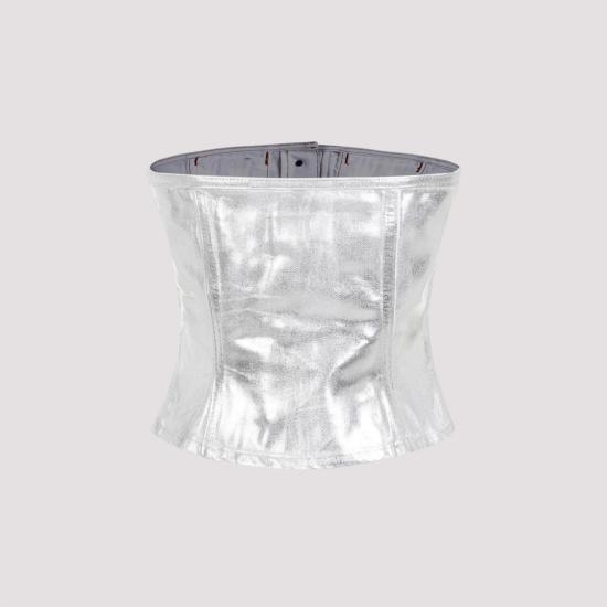  가니 민소매 티셔츠 J1379 151 BRIGHT WHITE White - GANNI