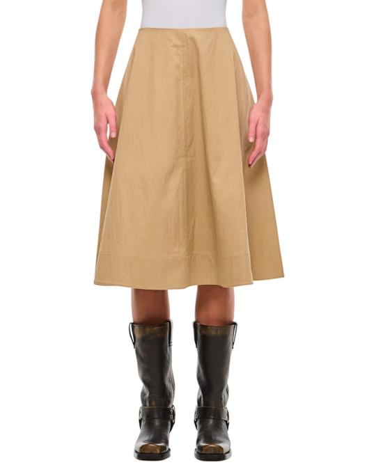  케이트 미디 스커트 4123186963 Brown