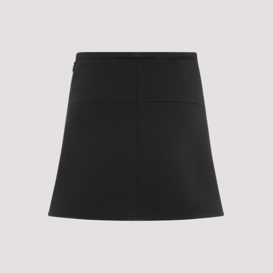  쿠레쥬 숏 스커트 224CJU171PL0007 9999 BLACK Black - COURREGES