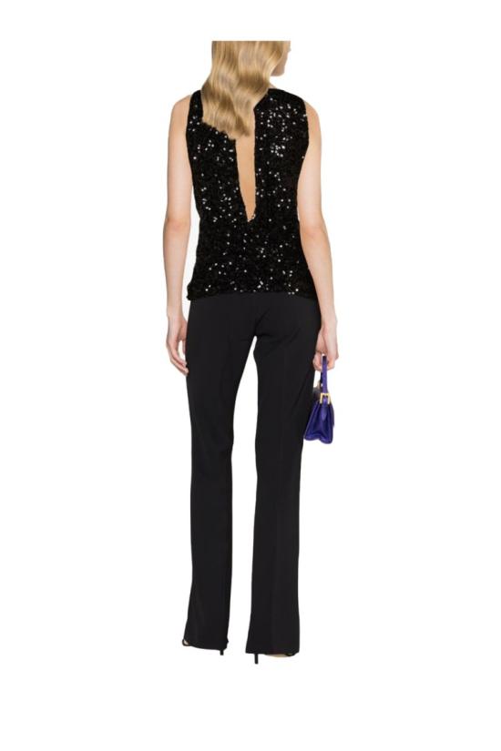  핑코 스트레이트 팬츠 SPINZ99 Black - PINKO