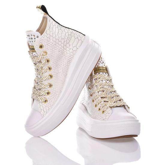  컨버스 스니커즈 2691 CONVERSE MOVE GOLD SKIN White - CONVERSE