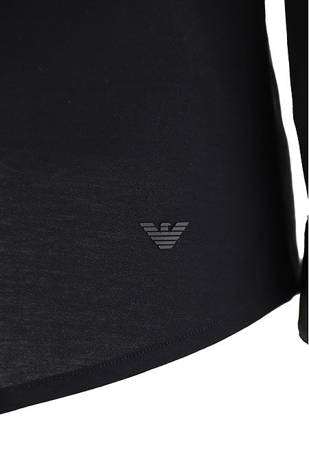 엠포리오 아르마니 긴팔 셔츠 8N1CG1 1JUVZ 999 BLACK Black - EMPORIO ARMANI