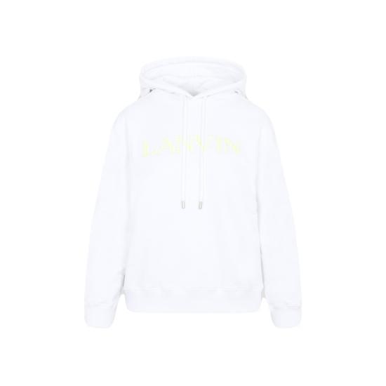  랑방 후드 티셔츠 RWHO0003J209P23 01 OPTIC WHITE White