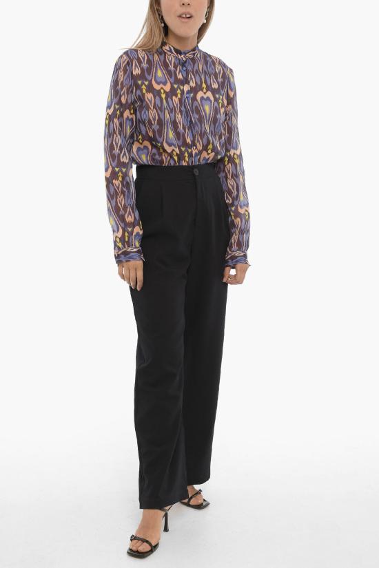  오블로 유니크 스트레이트 팬츠 IP038T11404 Blue - OBLO UNIQUE