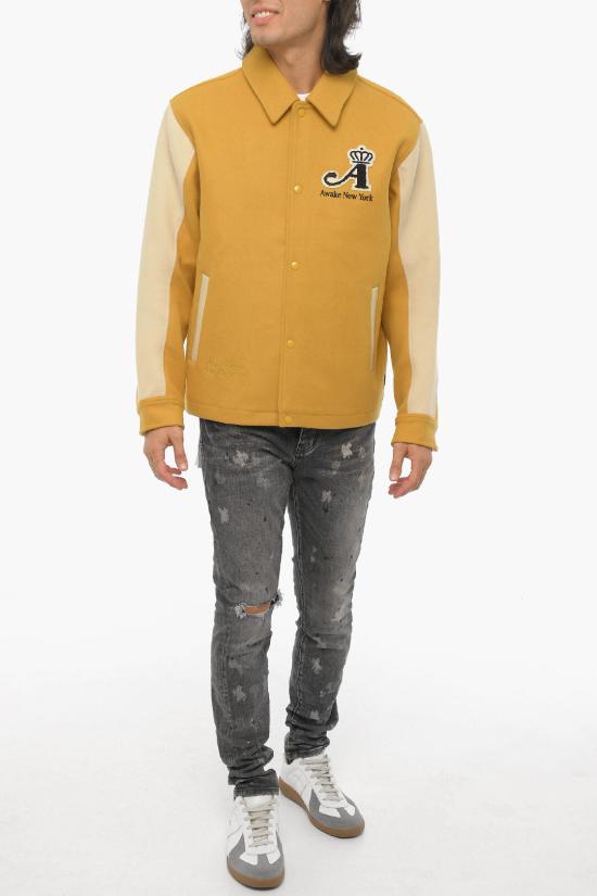  어웨이크 NY 봄버 자켓 AWK FW23 OT005 SAFFRON Yellow - AWAKE NY