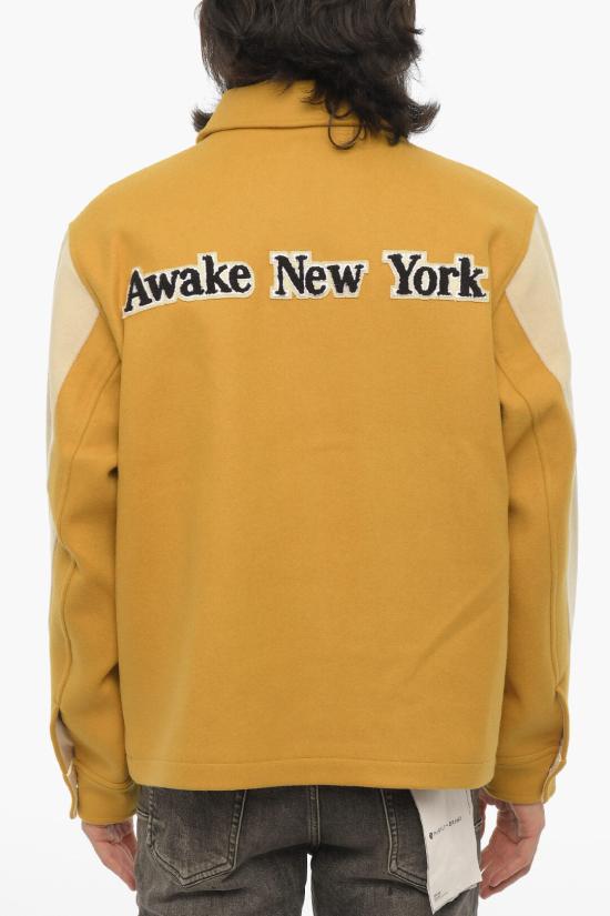  어웨이크 NY 봄버 자켓 AWK FW23 OT005 SAFFRON Yellow - AWAKE NY