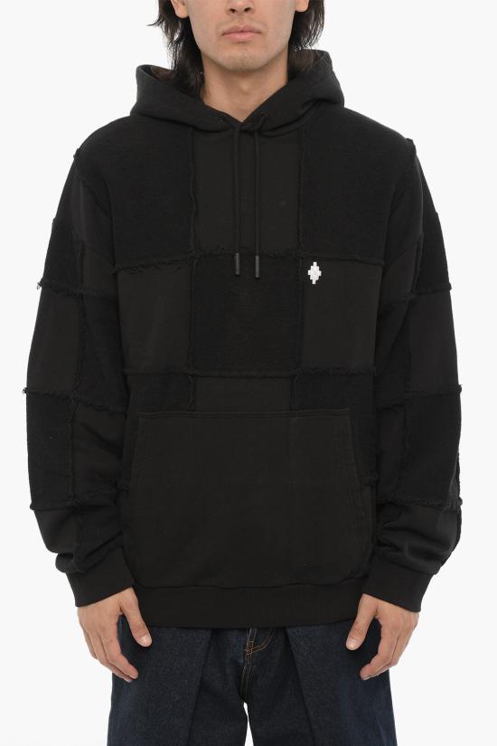  마르셀로 불론 후드 티셔츠 CMBB107F23FLE0011001 Black