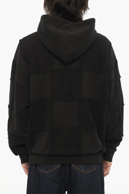  마르셀로 불론 후드 티셔츠 CMBB107F23FLE0011001 Black - MARCELO BURLON