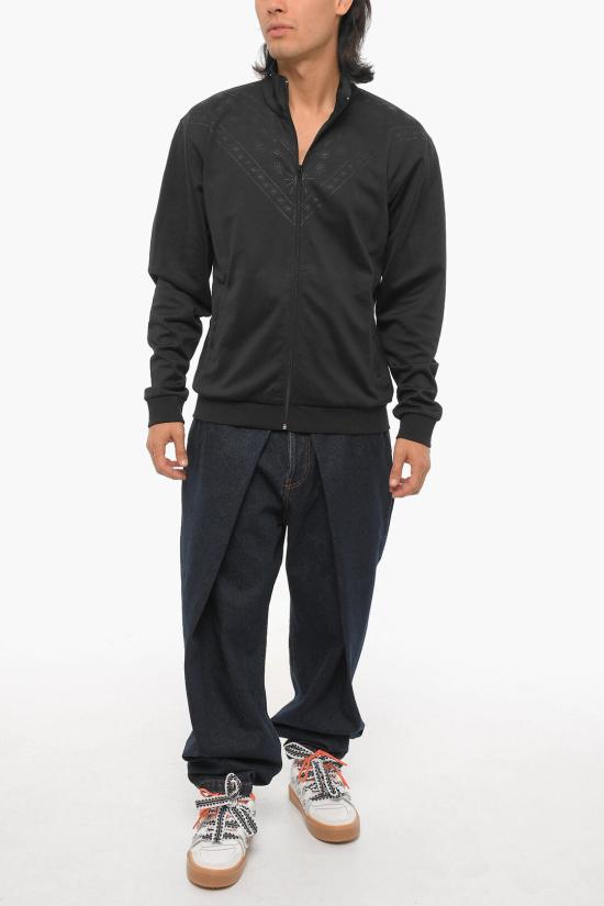  마르셀로 불론 긴팔 티셔츠 CMBD007F23JER0011011 Black - MARCELO BURLON