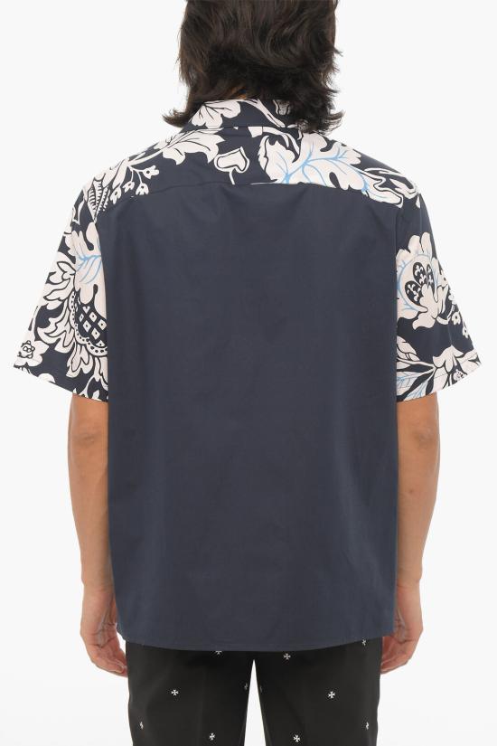  닐바렛 반팔 셔츠 PBCM125V U056 3525 Blue - NEIL BARRETT