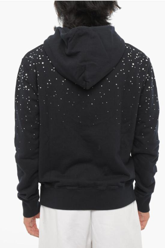  오프화이트 후드 티셔츠 OMBB034T22FLE0024572 Black - OFF WHITE