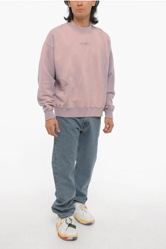  오프화이트 긴팔 티셔츠 OMBA054F22FLE0103636 Violet - OFF WHITE