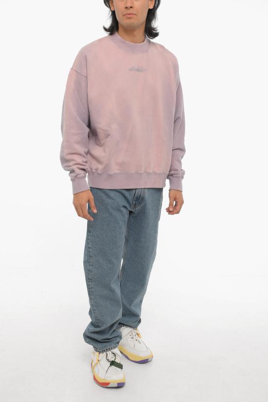  오프화이트 긴팔 티셔츠 OMBA054F22FLE0103636 Violet - OFF WHITE