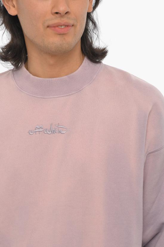  오프화이트 긴팔 티셔츠 OMBA054F22FLE0103636 Violet - OFF WHITE