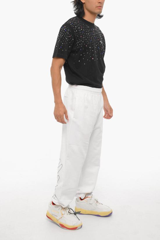  오프화이트 트레이닝/조거 팬츠 OMCH029F22FLE0080110 White - OFF WHITE